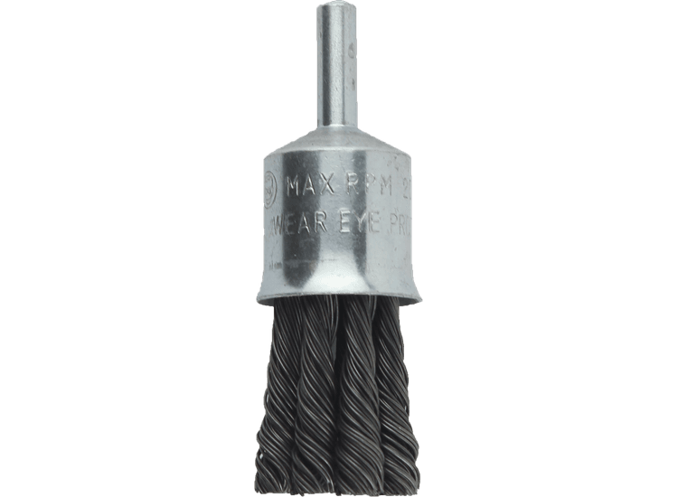 ABRACS Spindle Mounted Wire Brush - Twist Knot End