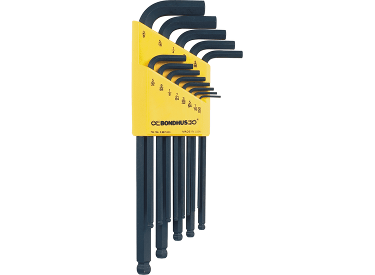 BONDHUS Ball Hex Driver Set - Imperial
