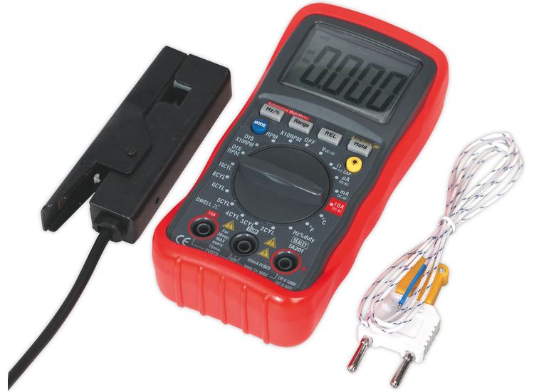 Sealey TA201 Digital Automotive Analyser 13 Function with Inductive Coupler