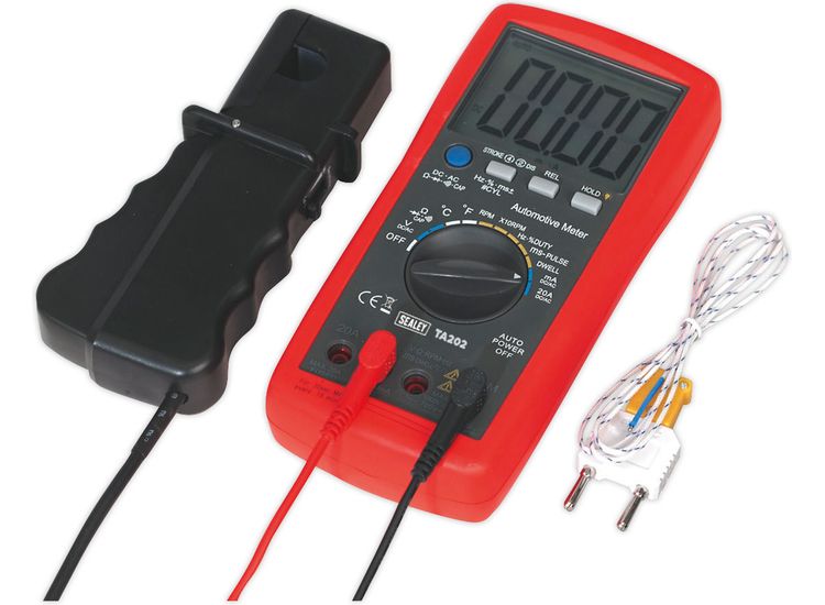 Sealey TA202 Digital Automotive Analyser 14 Function with Inductive Coupler