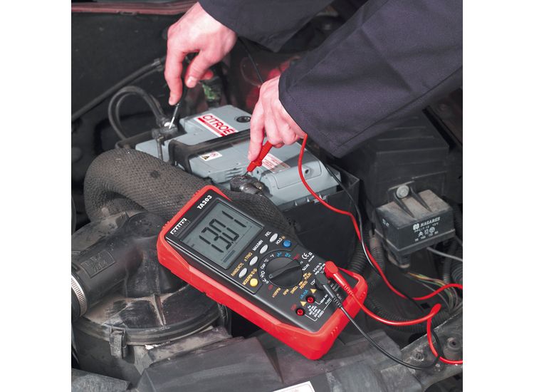 Sealey TA203 Digital Automotive Multimeter 15 Function Bar Graph/PC Link