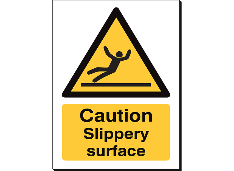 Caution Slippery Surface - 240 x 360 mm
