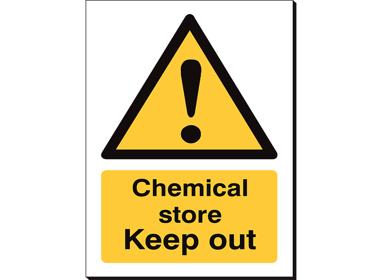 Chemical Store Keep Out - 240 x 360 mm