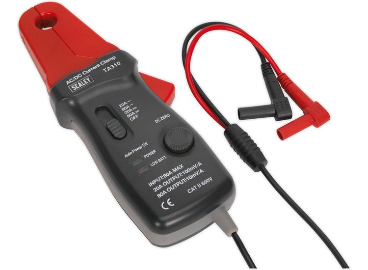 Sealey TA310 Current Clamp 20A/80A AC/DC - 12mm