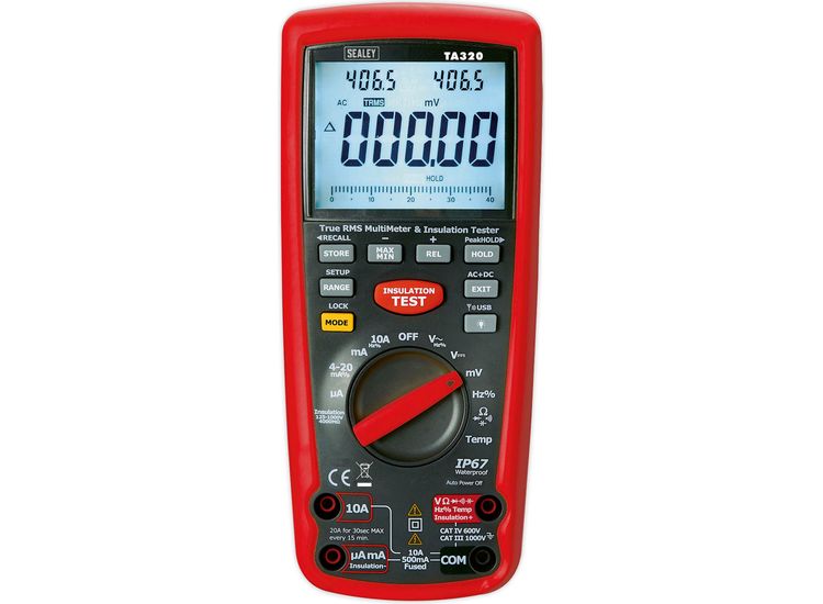 Sealey TA320 Digital Automotive Analyser/Insulation Tester - Hybrid Vehicles