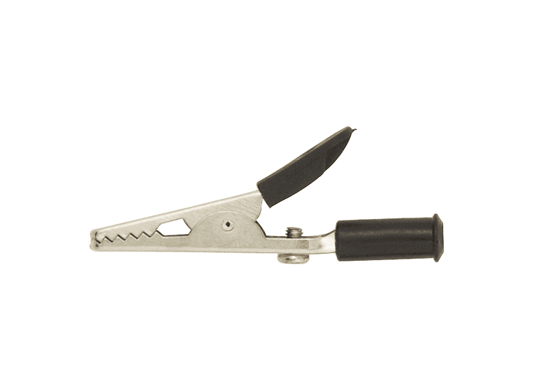 Crocodile Clips - Red &amp; Black Insulated Grips