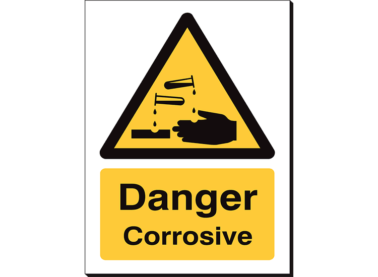 Danger Corrosive - 240 x 360 mm
