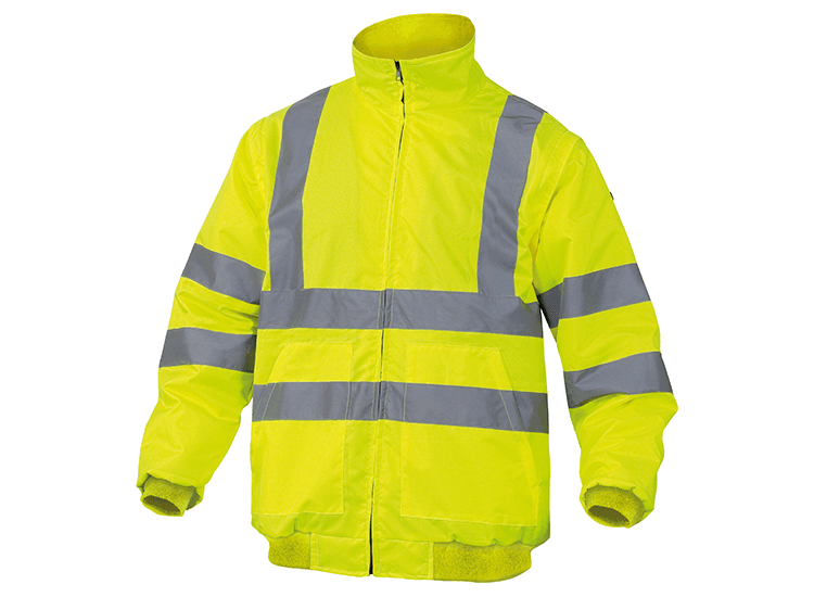 DELTAPLUS '2 in 1' Hi-Vis Bomber Jacket/Body Warmer