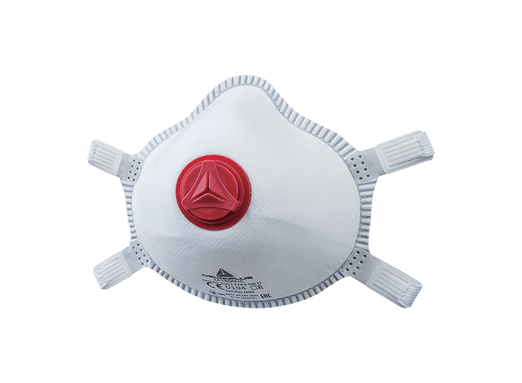 DELTAPLUS Moulded Disposable FFP3 Masks + Valve