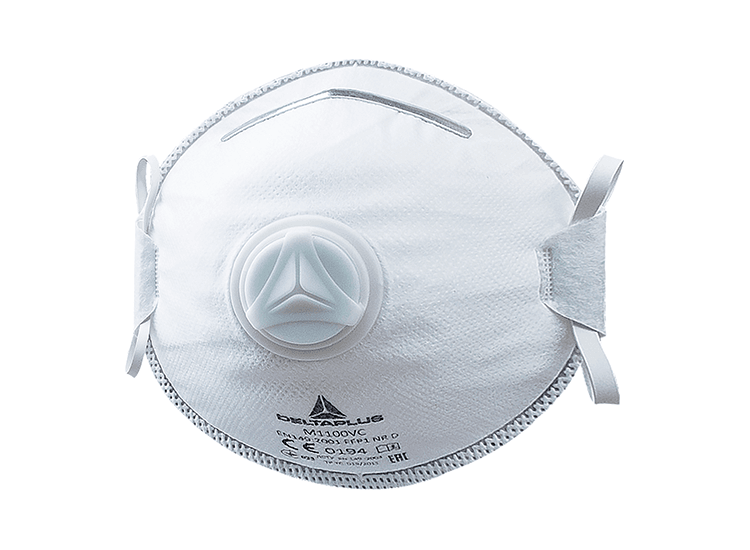 DELTAPLUS Moulded Disposable Masks FFP1 + Valve