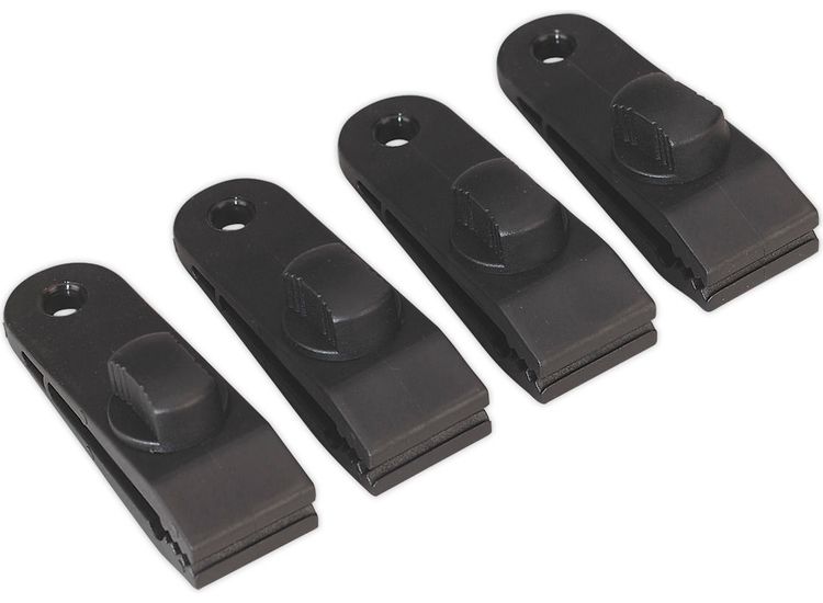 Sealey TARP4 Tarpaulin Clip Pack of 4