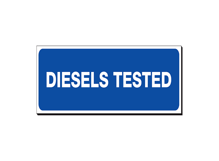 Diesels Tested - 480 x 150 mm