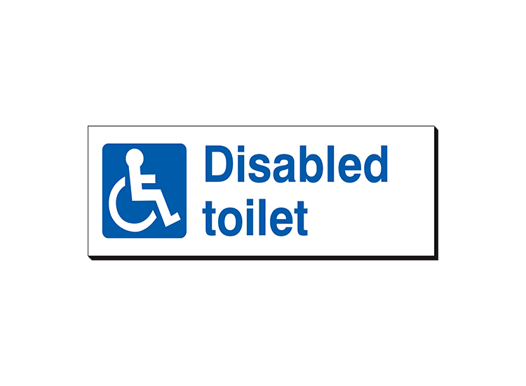 Disabled Toilet - 360 x 120 mm