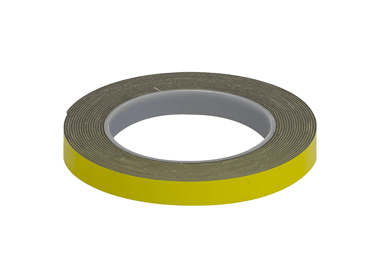 Double-Sided Adhesive Foam Tape - Yellow Backing