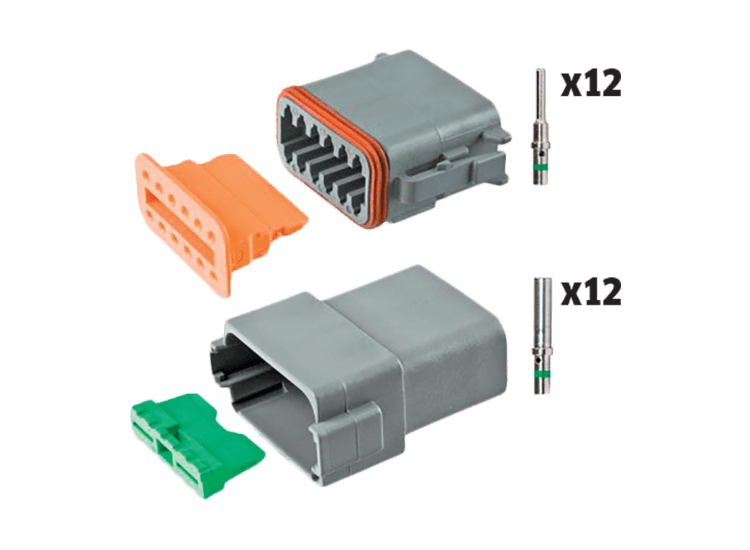 DT Connector 12-way Kit 28pc