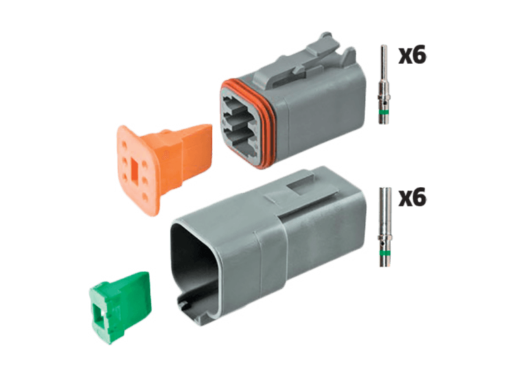 DT Connector 6-way Kit 16pc