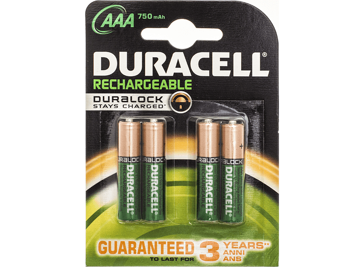 DURACELL 'Duralock' Rechargeable Batteries