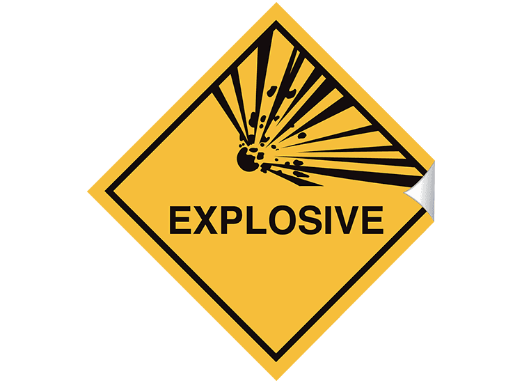 Explosive - 100 x 100 mm