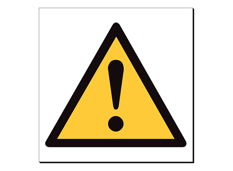 Hazard - 360 x 350 mm