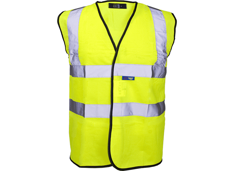 Hi-Vis Vest – EN471 Class 2, Polyester, Hook &amp; Loop