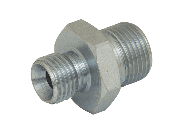 Hydraulic BSPP Adaptor - Male : Male