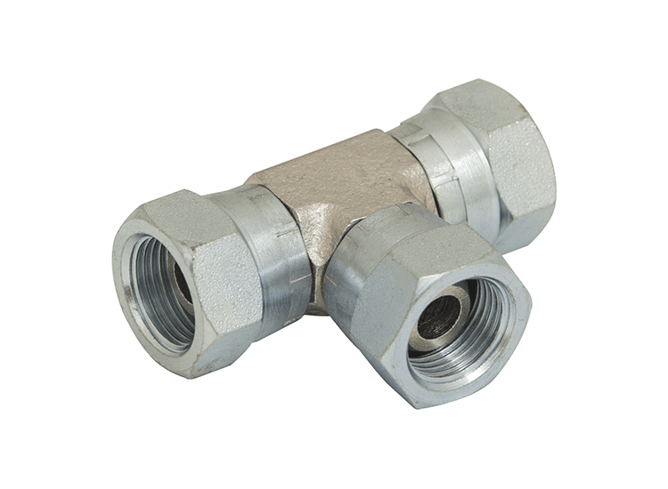 Hydraulic BSPP Equal Tee - Female