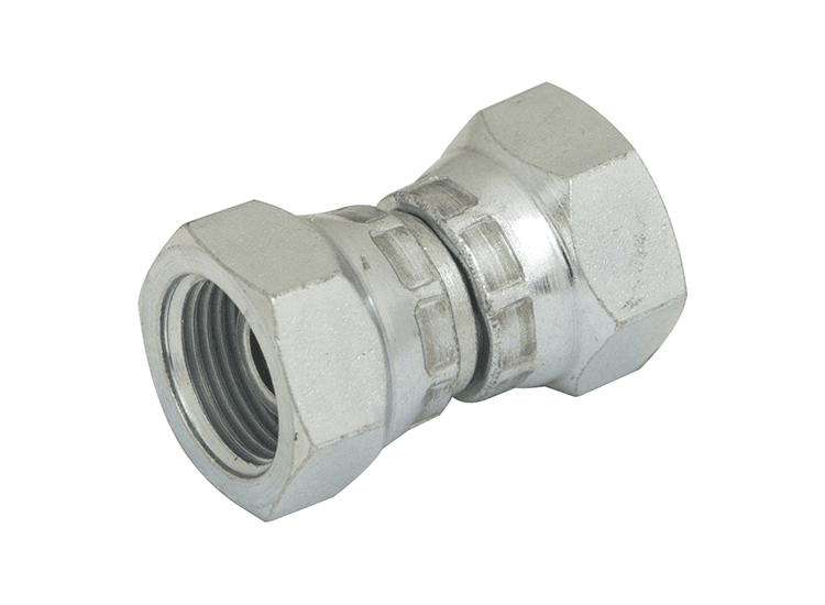 Hydraulic BSPP Swivel Adaptor - Female : Female