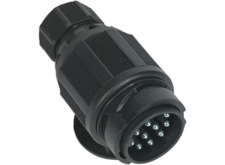 Sealey TB54 Towing Plug 13-Pin Euro Plastic 12V Twin Inlet
