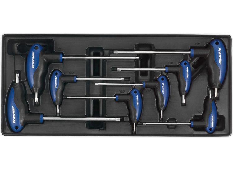 Sealey TBT05 Tool Tray with T-Handle TRX-Star* Key Set 8pc