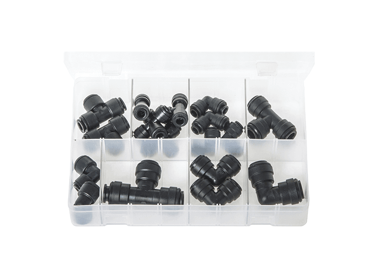 JG 'Speedfit' Push-Fit Tube Couplings - Elbows &amp; Tees, Metric