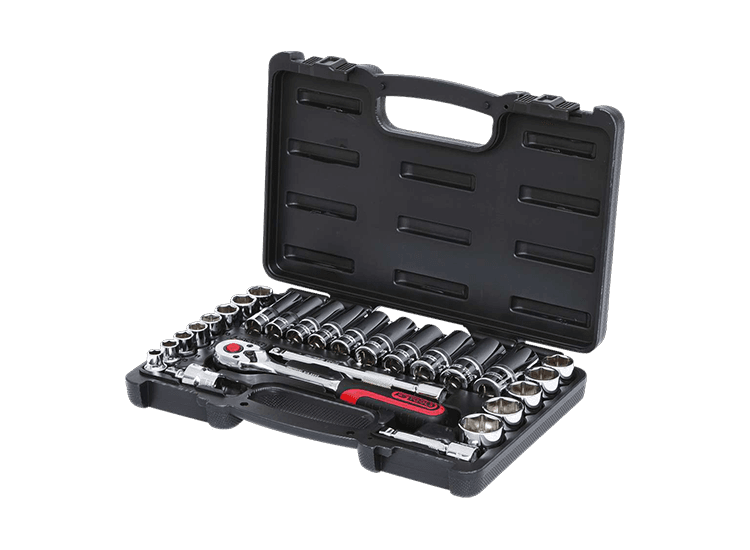 KS TOOLS 'CHROMEplus<sup>&amp;reg;</sup>' 3/8" Drive Regular &amp; Deep Socket Set