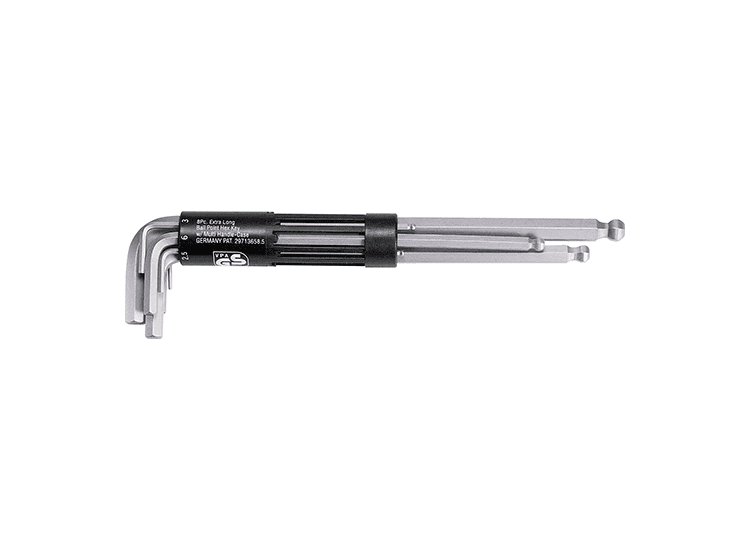 KS TOOLS 3-in-1 Hex Key Wrench Set, Extra Long Ball Ended