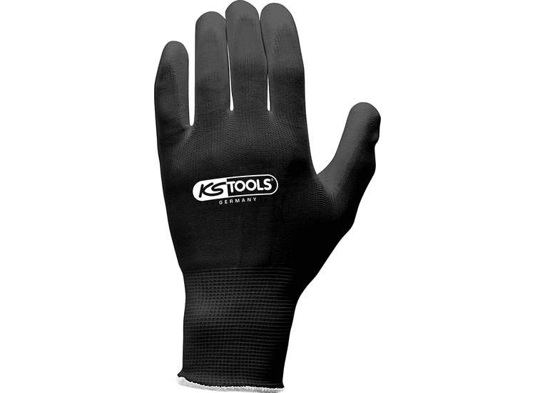 KS TOOLS Micro-Fine Woven Gloves - Black