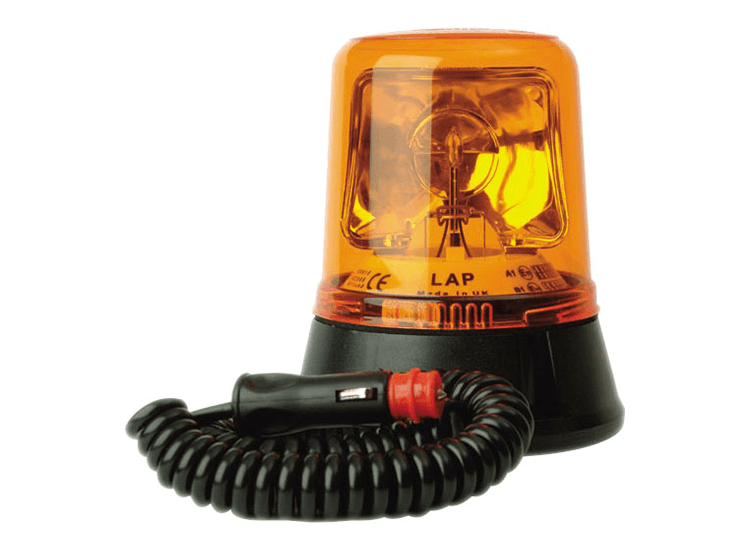 LAP ELECTRICAL Halogen Rotating Beacon - Magnetic Base
