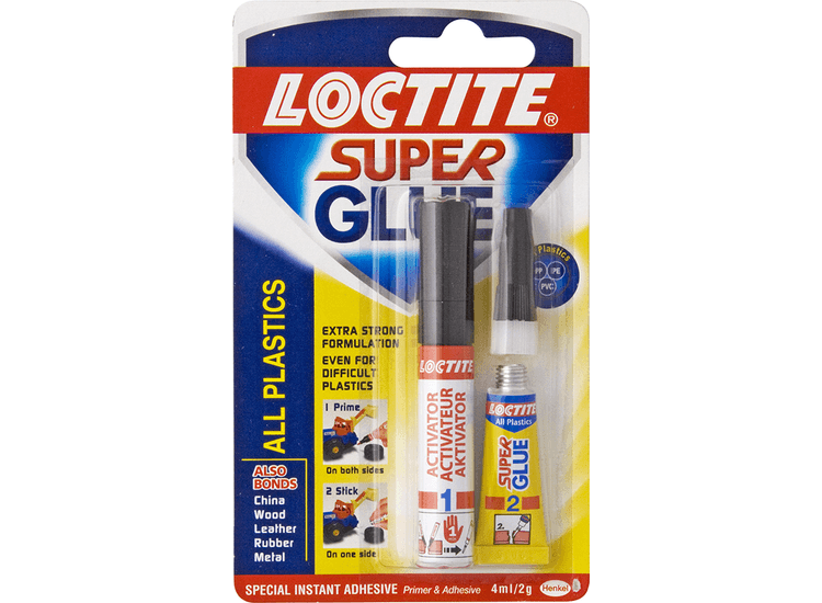 LOCTITE 'All Plastics' Super Glue Kit