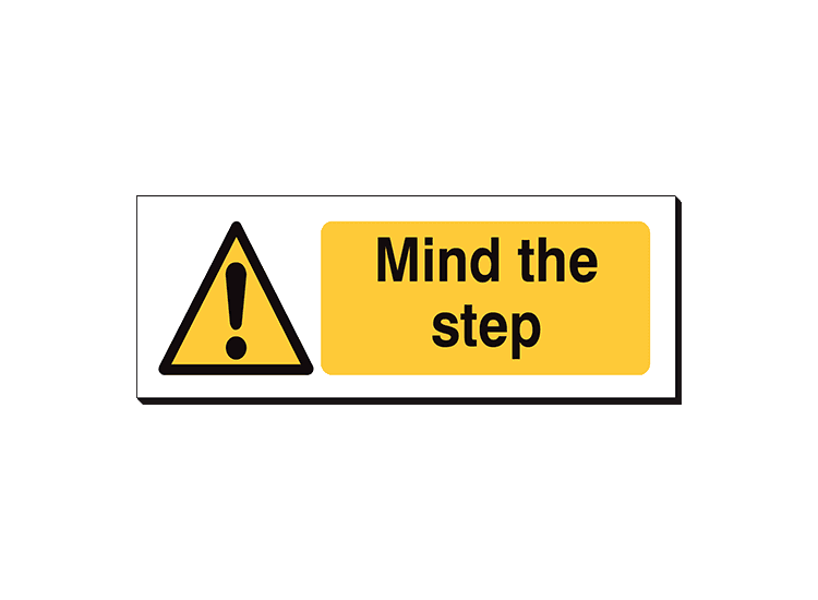 Mind The Step - 360 x 120 mm