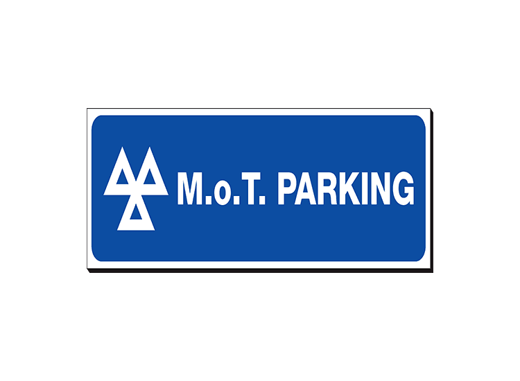 MOT Parking - 480 x 150 mm
