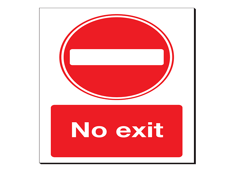 No Exit - 350 x 480 mm