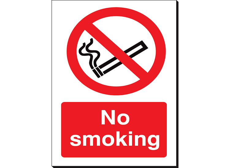 No Smoking - 240 x 360 mm