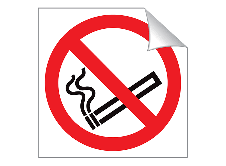 No Smoking - 80 x 80 mm