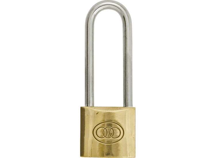 Padlocks - Brass, Long Shackle