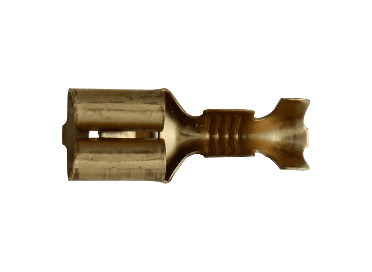 Push-on Females - 6.3 mm Brass