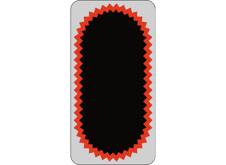 REMA TIP TOP Tube Patches - Red Edge, Oval