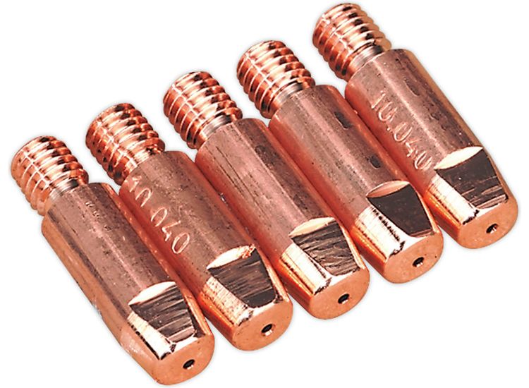 Sealey TG100/2 Contact Tip 1mm MB25/MB36 Pack of 5