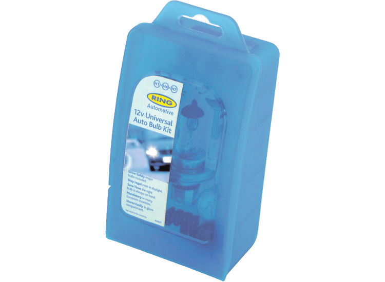 RING H1, H4 &amp; H7 Headlamp 12V Universal Auto Bulb Kit