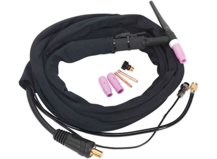 Sealey TIG12S Inverter TIG Welding Torch 25mm² with Push-Button