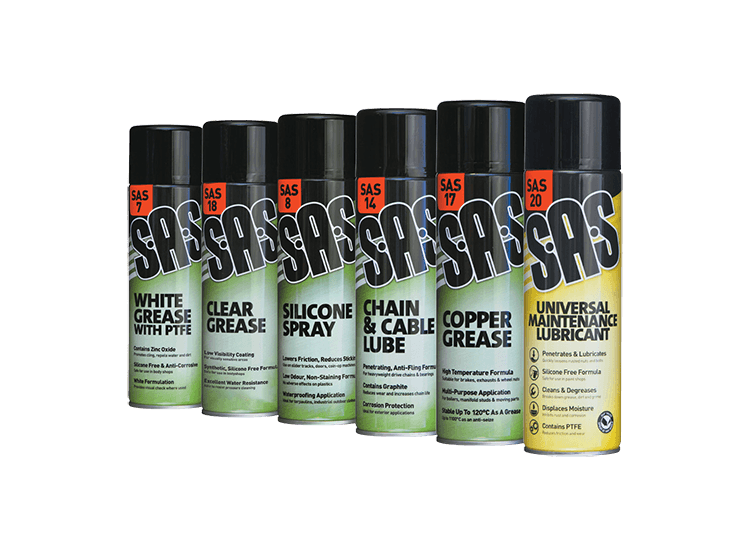 S·A·S Assorted Pack - Lubricant Aerosols 500ml