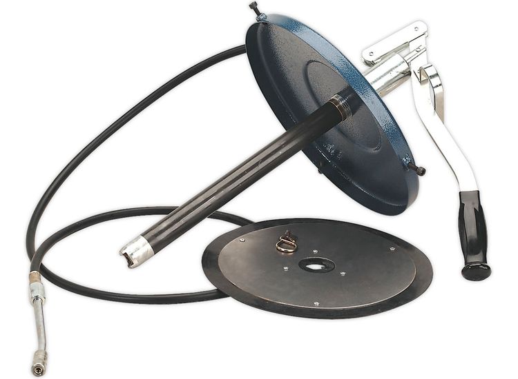 Sealey AK455 Bucket Greaser with Follower Plate 12.5kg Extra-Heavy-Duty