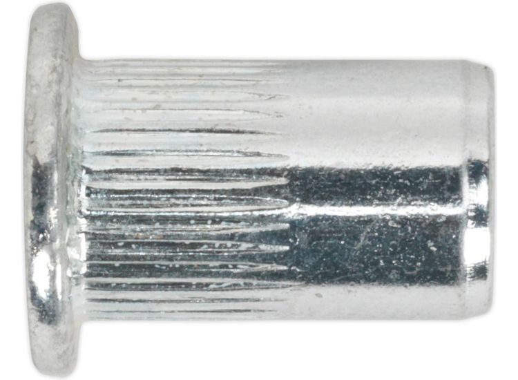 Sealey TISM6 Threaded Insert (Rivet Nut) M6 Splined Pack of 50