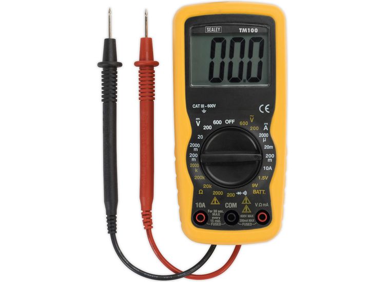Sealey TM100 Professional Digital Multimeter - 6 Function